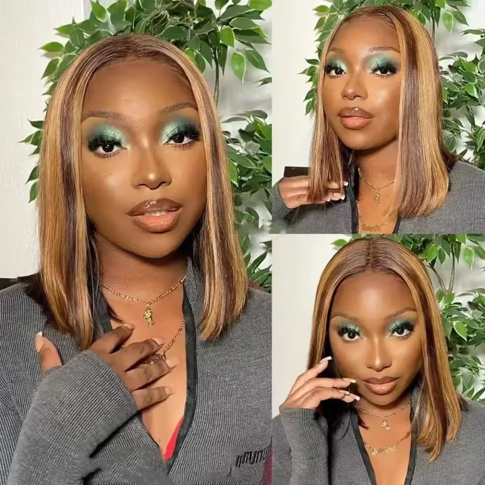 100% Human Hair Wigs Lace Frontal