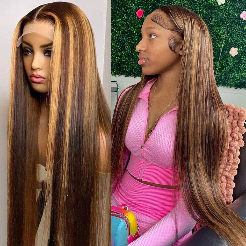 Wigs Colored Lace Front Human Hair Wigs For Women