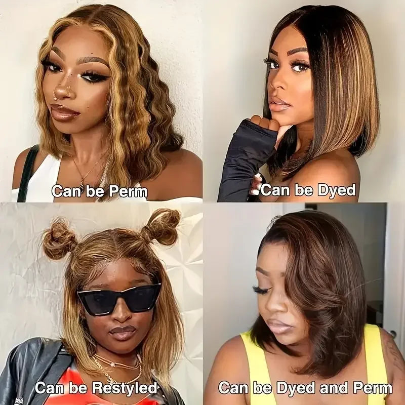 100% Human Hair Wigs Lace Frontal