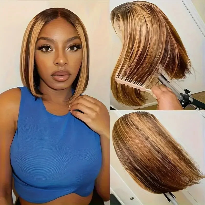 100% Human Hair Wigs Lace Frontal