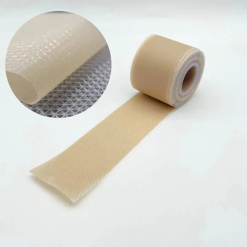Wig Adhesive Tape Lace Wig Grids Silicone Lace Tape Healer Breathable Wig Knots Healer Hair Tape Non-Slip Silicone Scar wig glue