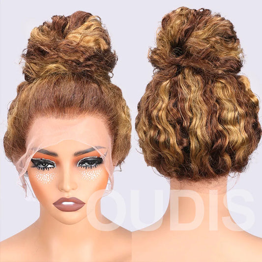 Invisible Strap Highlight 360 Full Hd Lace Front Wig