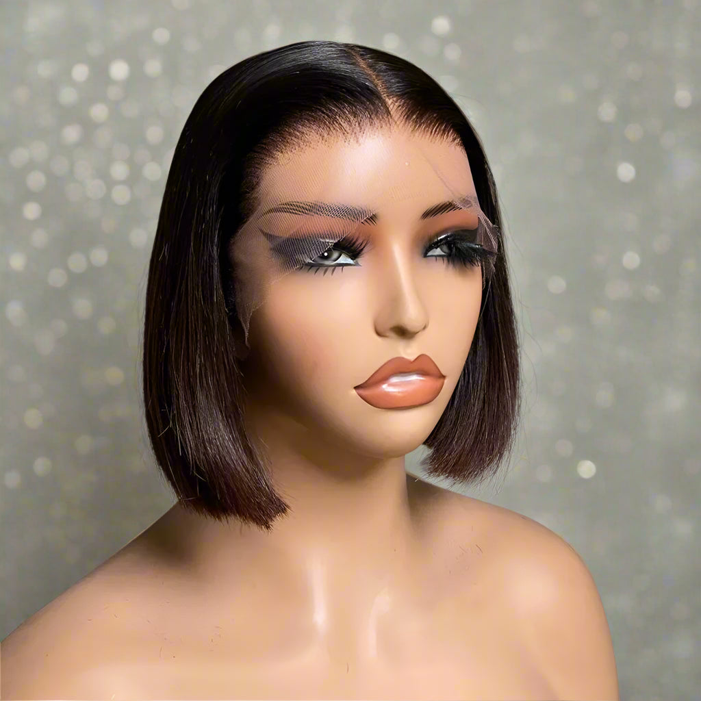 Chocolate Brown Straight Bob Wigs