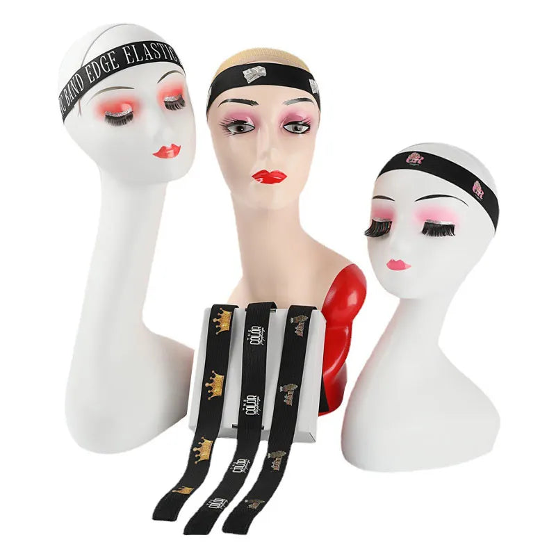 Melt Band Adjustable Edge Elastic Band for Wigs Lace Melting Band Black