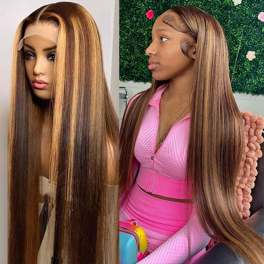 Wigs Colored Lace Front Human Hair Wigs For Women