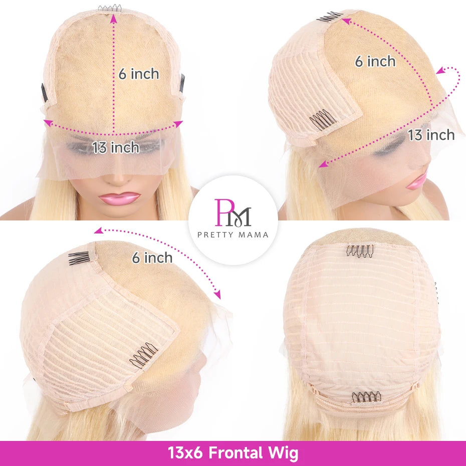 Lace Front Wig Body Wave Pre Plucked For Women