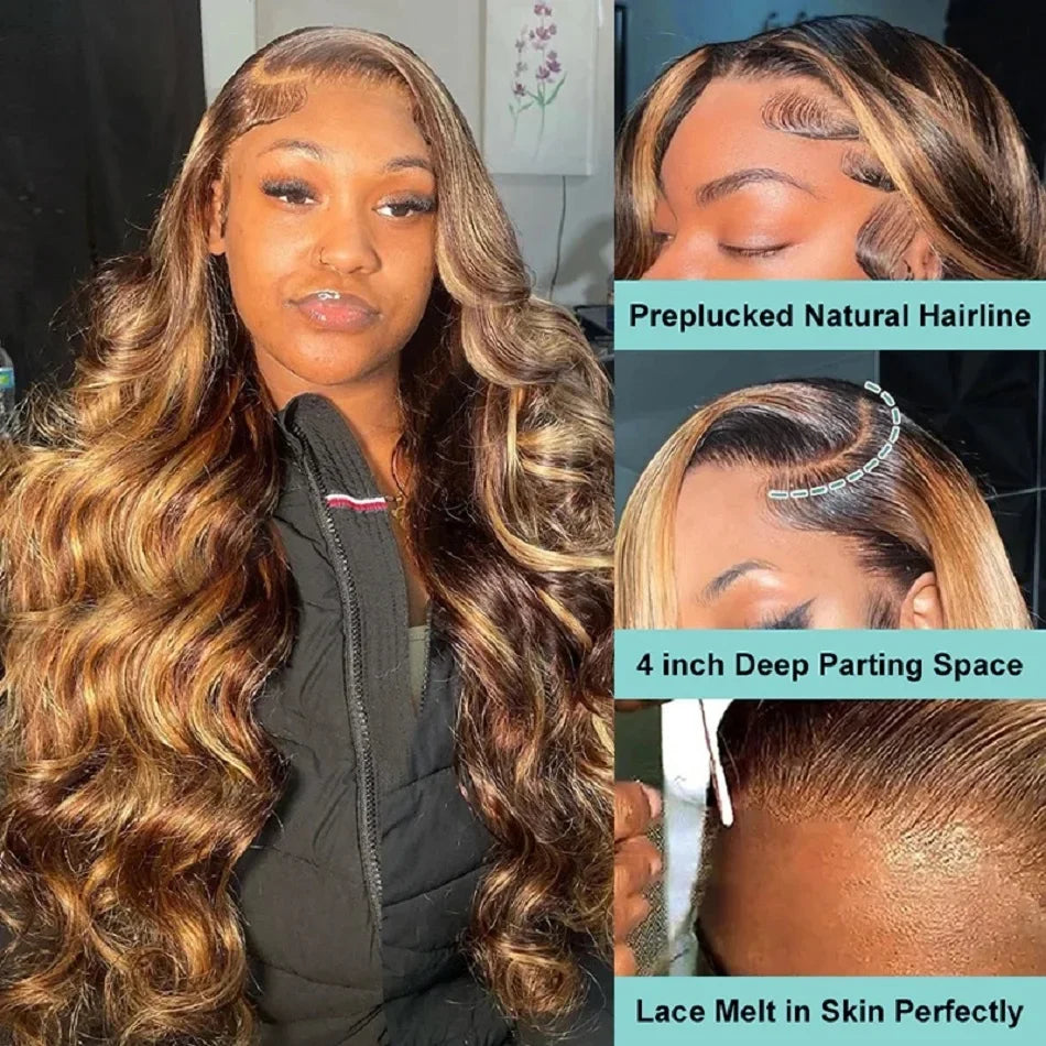 Lace Frontal Wigs Body Wave Wig Brazilian Hair