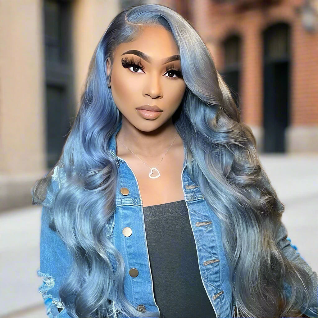 Transparent 13*4 13*6 Lace Frontal Wig Brazilian Body Wave Pre Plucked