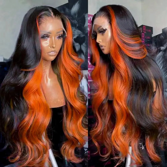 Pre Plucked Highlight 13x6 HD Lace Front Wigs