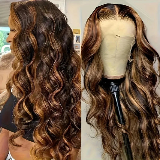 Body wave lace front wig human hair