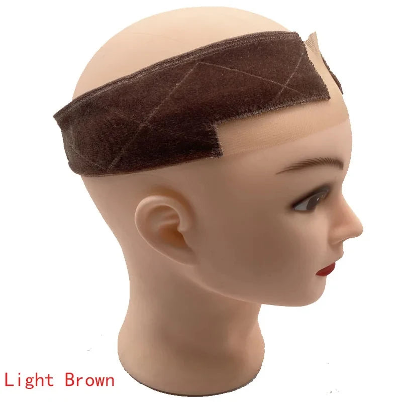 Lace Wig Grip Non-slip Soft Velvet Women Wig Grips Headband Women Velvet Wig Accessories Grip Scarf Headband Adjustable