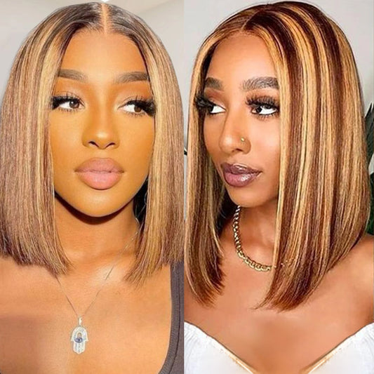 100% Human Hair Wigs Lace Frontal