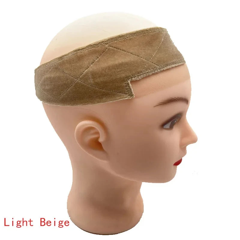 Lace Wig Grip Non-slip Soft Velvet Women Wig Grips Headband Women Velvet Wig Accessories Grip Scarf Headband Adjustable