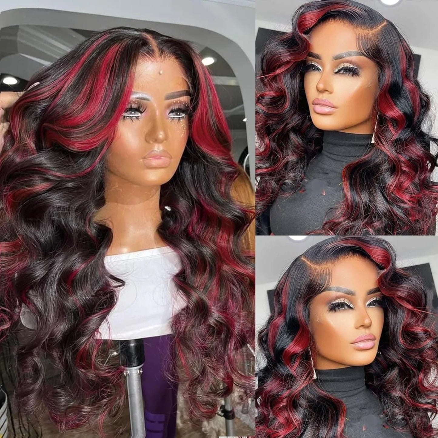 Lace Front Closure Body Wave Glueless Wigs Human Hair